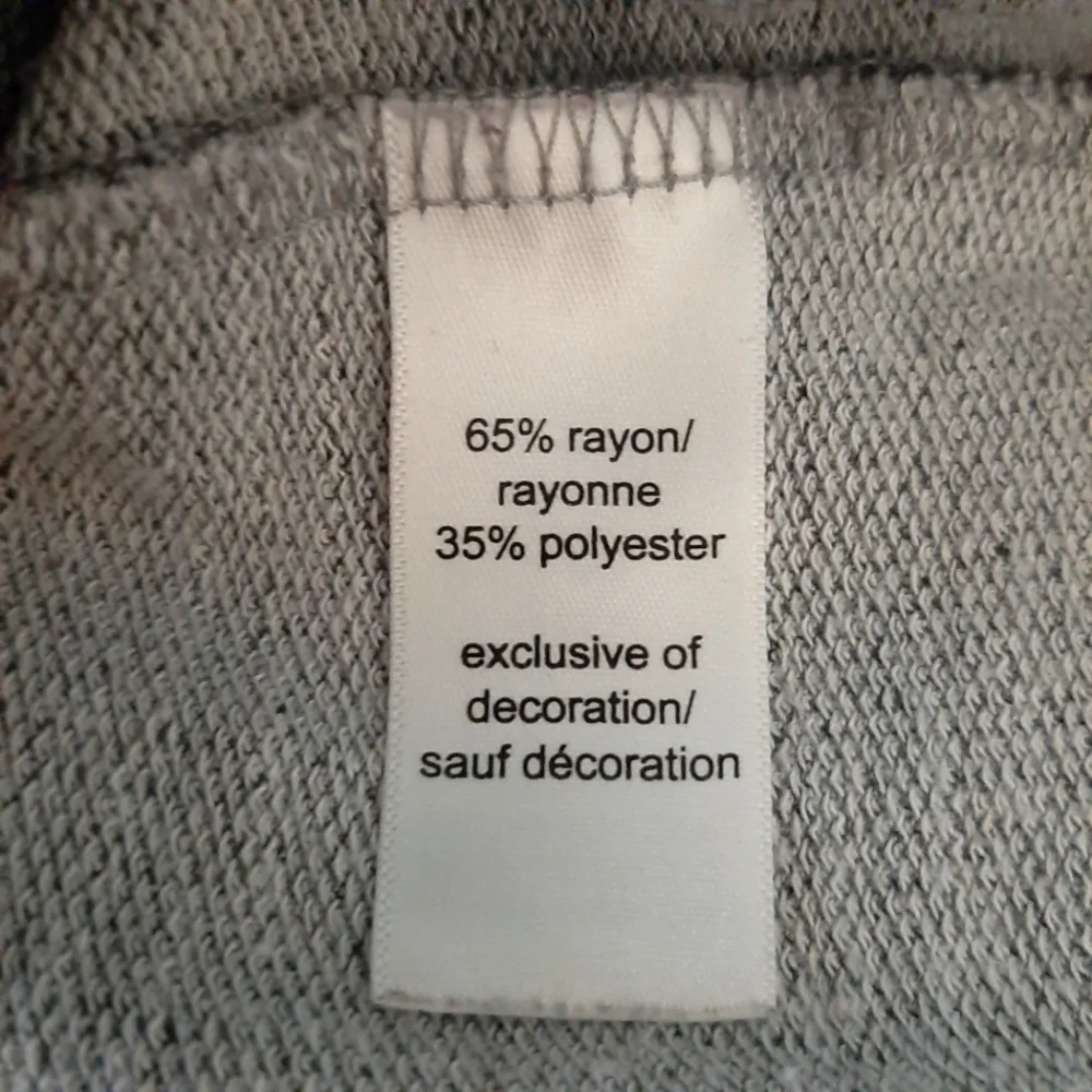 Maurices  # Dog mom sweater, Grey, w/ pink and white strips on sleeve, sz Large - Picture 5 of 6